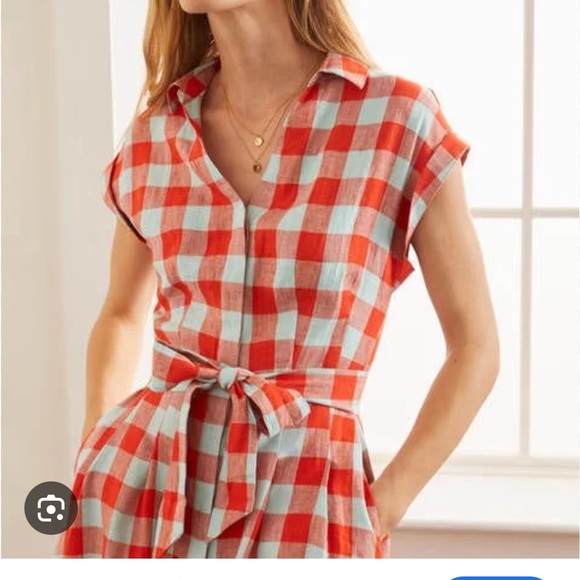 Boden Cassidy Gingham Dress - Picture 3 of 6